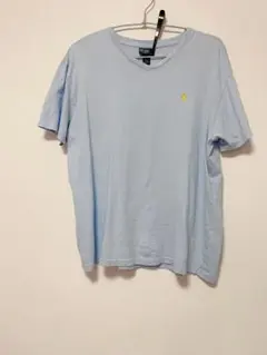 Polo by Ralph Lauren ライトブルー VネックTシャツ L