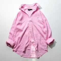 希少色ポロラルフローレン・リネン100% Relaxed fit XS 9号相当 - メルカリ