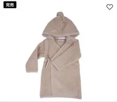 Snooze baby ベビーバスローブ フード付き 86-92cm