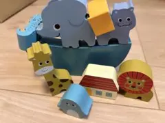 木製 動物 バランスゲーム 知育玩具のサムネイル