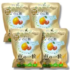 新品 LOTTE カリンのど飴 恵の一粒 4袋セット のどあめ アメ 菓子 食品のサムネイル
