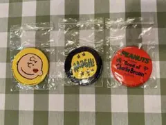 PEANUTS 缶バッチ3点セット
