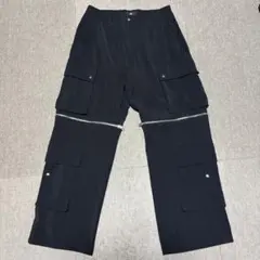 HARE 2wayカーゴパンツ ブラック
