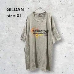 美品　ギルダン　プリントTシャツ　半袖　 バスケットボール　大きいサイズ　XL