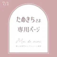 7/1発送 たぬきちさま専用ページ / 天野さん1