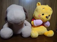 スヌーピー 特大ぬいぐるみ＋くまのプーさん 超超BIGぬいぐるみ