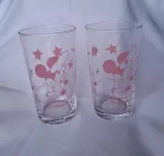 ミッキー・ミニー グラスセット 2個Set