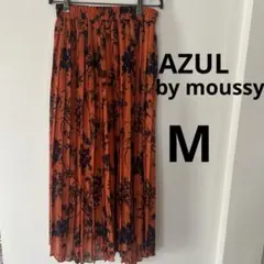 AZUL by moussy レディース 花柄 プリーツ ロングスカート Mのサムネイル