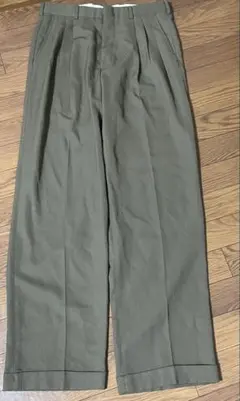 CITY STREETS オリーブグリーン スラックス