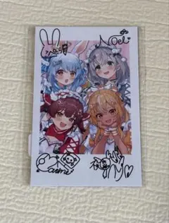 ホロライブ 3期生 1st EPきゅるるん大作戦 白銀ノエル チェキ風カード