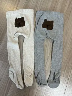 baby GAP ブランナンベア ベビータイツ 12-24ヶ月 2色セット