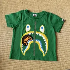 BAPE KIDS ピンク シャークプリント Tシャツ130cm正規品 - メルカリ