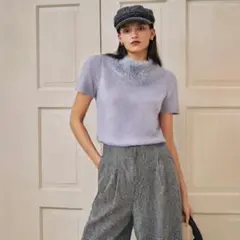 CASA de PICCO ラビットファー付きアンゴラニットのサムネイル