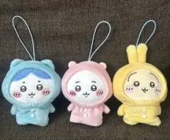 ちいかわ 指先パペット パジャマパーティー マスコット　ハチワレ　うさぎ