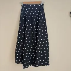 ユナイテッドアローズリネンドットスカートUWCC LINEN マキシスカート34のサムネイル