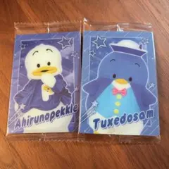 サンリオキャラクターズ ウエハース　カード　あひるのペックル　タキシードサム