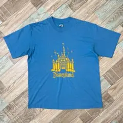 80s USA製 Disney ディズニー シンデレラ城 Tシャツ シングル