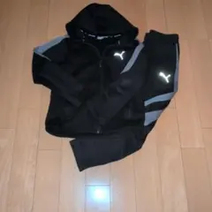 PUMA プーマ セットアップ ブラック　drip　テックフリース