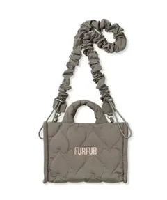 FURFUR 【オフィシャルサイト限定カラー】ハートキルティングバッグ　CGRY
