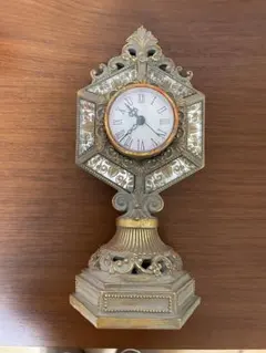 ゴールド 八角形 アナログ懐中時計 実動品 - メルカリ