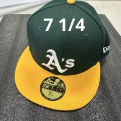 【新品】ニューエラ 59fifty オークランド アスレチックス 7 1/4