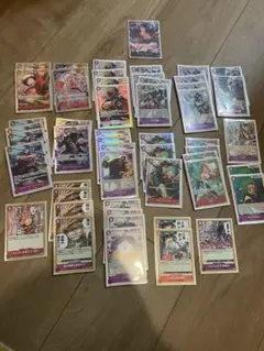 ワンピース カードゲーム 赤紫ルフィ　デッキ　パーツ