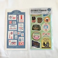 トラベラーズノート リフィル カスタマイズ シール 2026 セット
