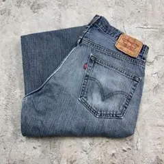 リーバイス505　デニムパンツ　ジーンズ　古着　テーパード　インディゴ　W32