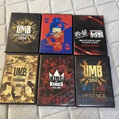 ［値下げしました！！！］UMB 戦極 MCBATTLE DVD5本セット UMB ULTIMATE MC BATTLE DVD 5巻セットの通販 by くじら太郎's shop