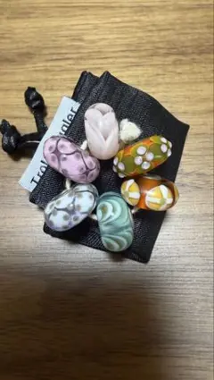 まとめ売り、トロールビーズオレンジ系12個 - メルカリ