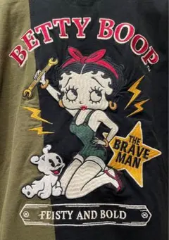 新品THE BRAVE MAN✖️ベティBETTYBOOP コラボ　ベティ　L