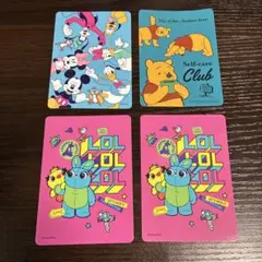 ディズニーストア じゃんけんカード ４枚