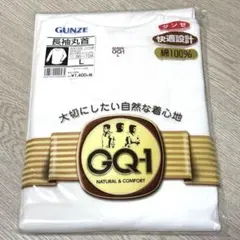 【GUNZE】紳士 快適設計 長袖丸首 ホワイト Lサイズ 未開封