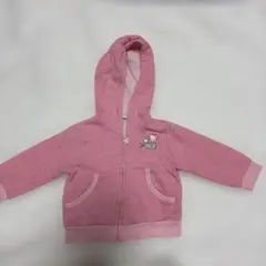 familiar ファミリアパーカー　 長袖　90 ピンク　ベビー