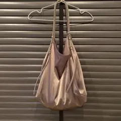 ZARA サテンショルダーバッグ