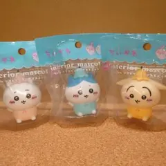 【新品・未開封】ちいかわ ソフビ インテリアマスコット 3個セット