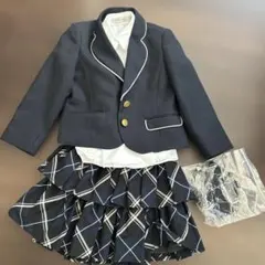 ネイビー ジャケットとスカートセット　120