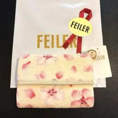 【新品未使用】フェイラー サクラブルーム ティッシュポーチ アイボリー　桜