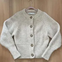 ZARA ニットカーディガン ニットトップス Mサイズ