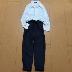 新品同様　ジョンブル 上質　異素材 つなぎ オールインワンのサムネイル