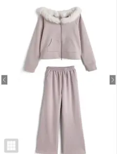 GRL ピンクスウェット セットアップ