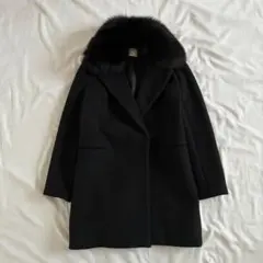 ✨定価48,000円✨STUDIOUS ウールコート フォックスファー キレイめのサムネイル