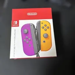 【純正品】Nintendo Switch ジョイコン ネオンパープル/オレンジ