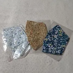 花柄マスクカバー3枚セット