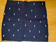 0/S 150 ラルフローレンスポーツ スカート　紺 ゴルフ　キッズ