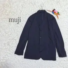 無印良品　テーラードジャケット　ブラック　オフィスカジュアル　Mサイズ　美品