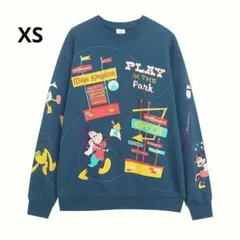 特価　WDW ディズニー ミッキー＆フレンズ Play in Parkスウェット