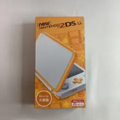 【上下液晶フィルムあり】 ニンテンドーNew2DSLL ホワイト オレンジ