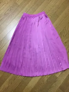 UNIQLO プリーツスカート パープル Sのサムネイル