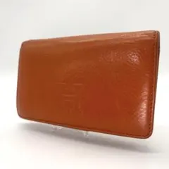 HIROFU ヒロフ 二つ折り財布　コンパクトウォレット オレンジ　イタリア製